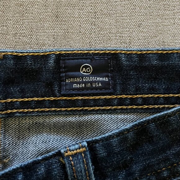 AG Adriano Goldschmied Jeans Men 30x34 Blue The Matchbox Slim Straight Leg - Picture 5 of 10